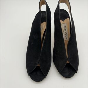 Jimmy Choo Black Suede Heels